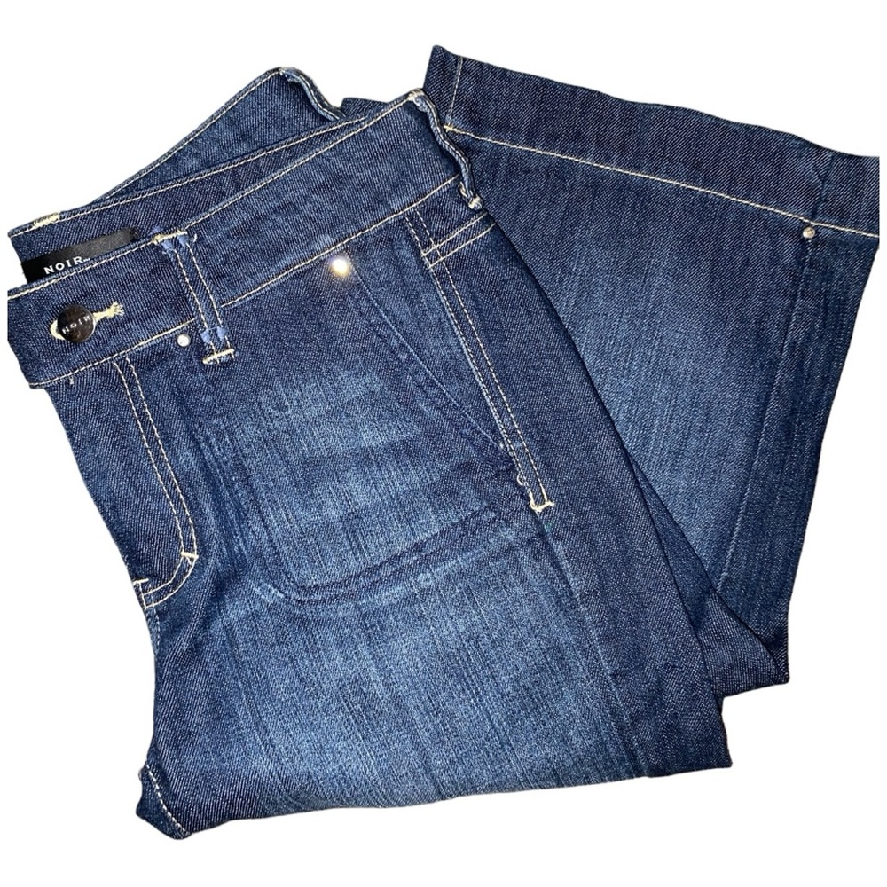 NIOR DARK DENIM W/RHINESTONE DETAILS BERMUDA SHORTS•WOMENS•SIZE 4 •NWOT